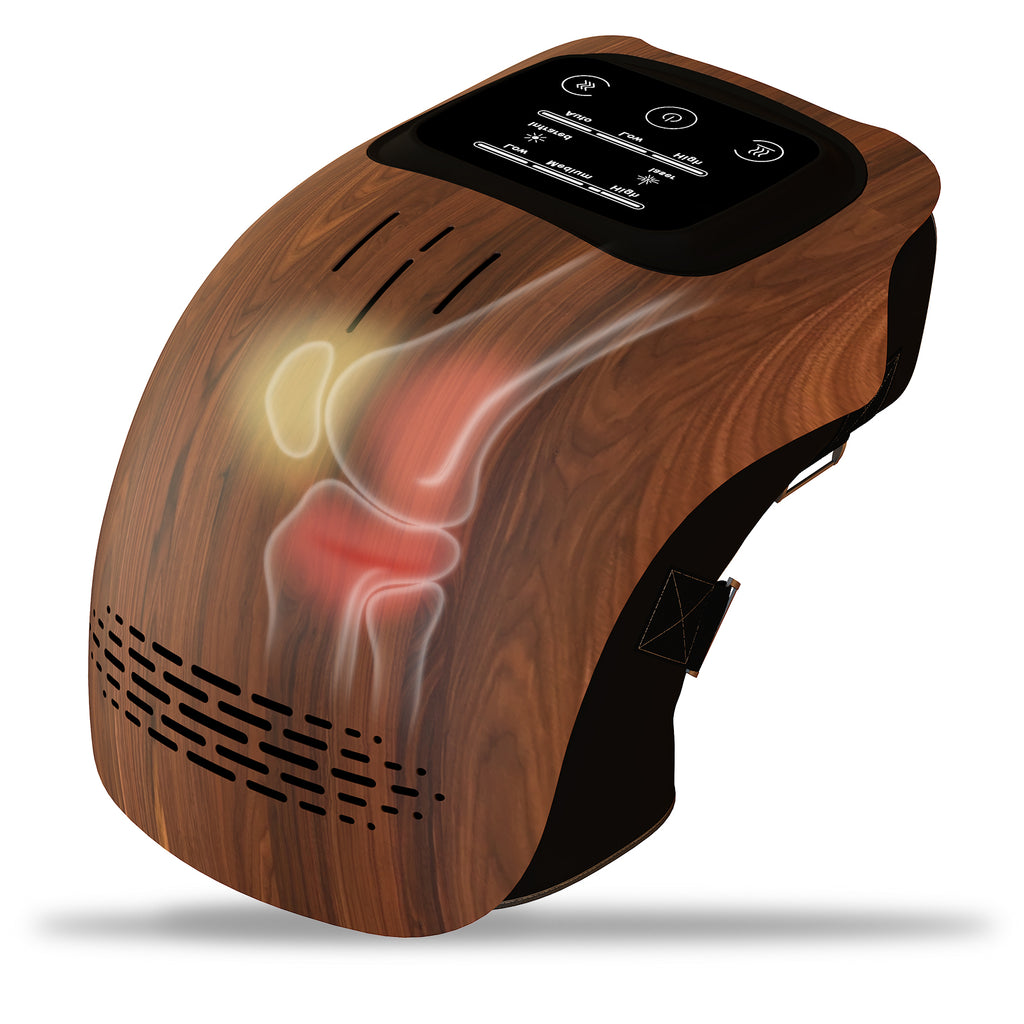 Electronic Knee Massager with Heat and Laser Therapy