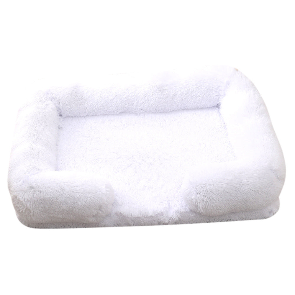 Cama Rectangular de Felpa para perros - Suave y Cálida