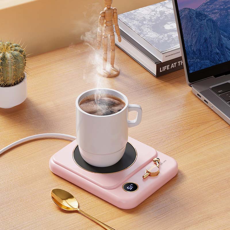 Digital Display Coffee and Tea Milk Warmer - Desk Heating Pad