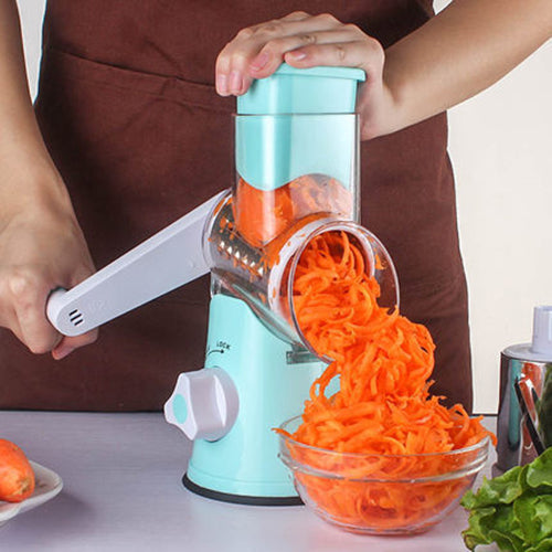 Mandolina Redonda Multifunción - Cortador de verduras y frutas