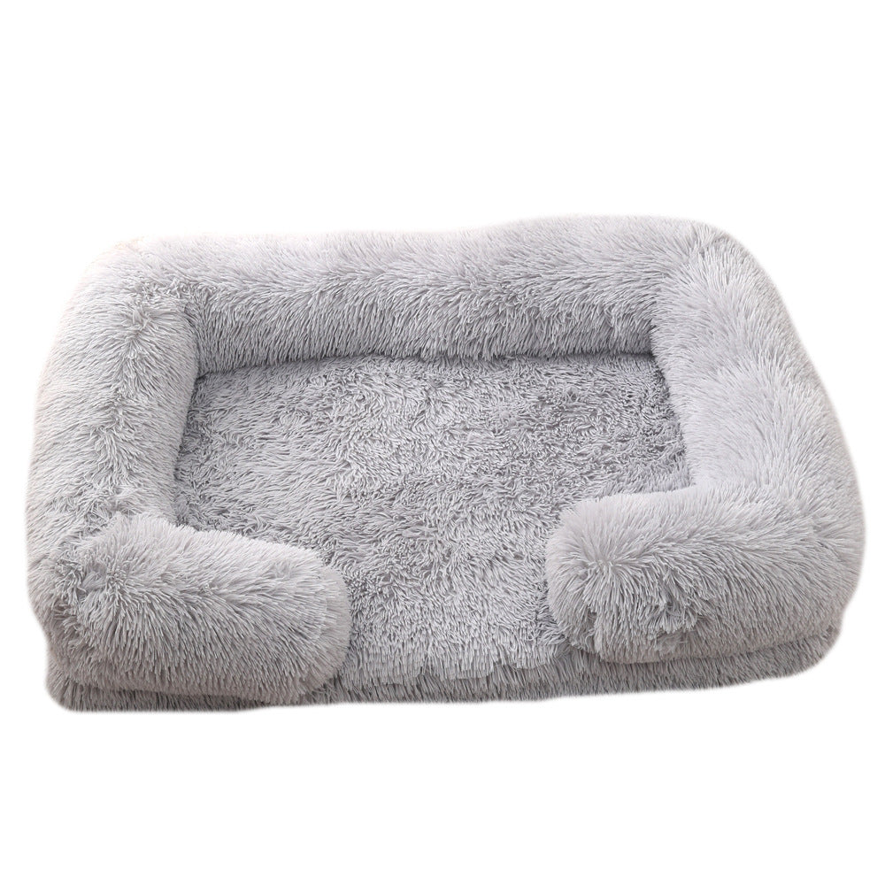 Cama Rectangular de Felpa para perros - Suave y Cálida