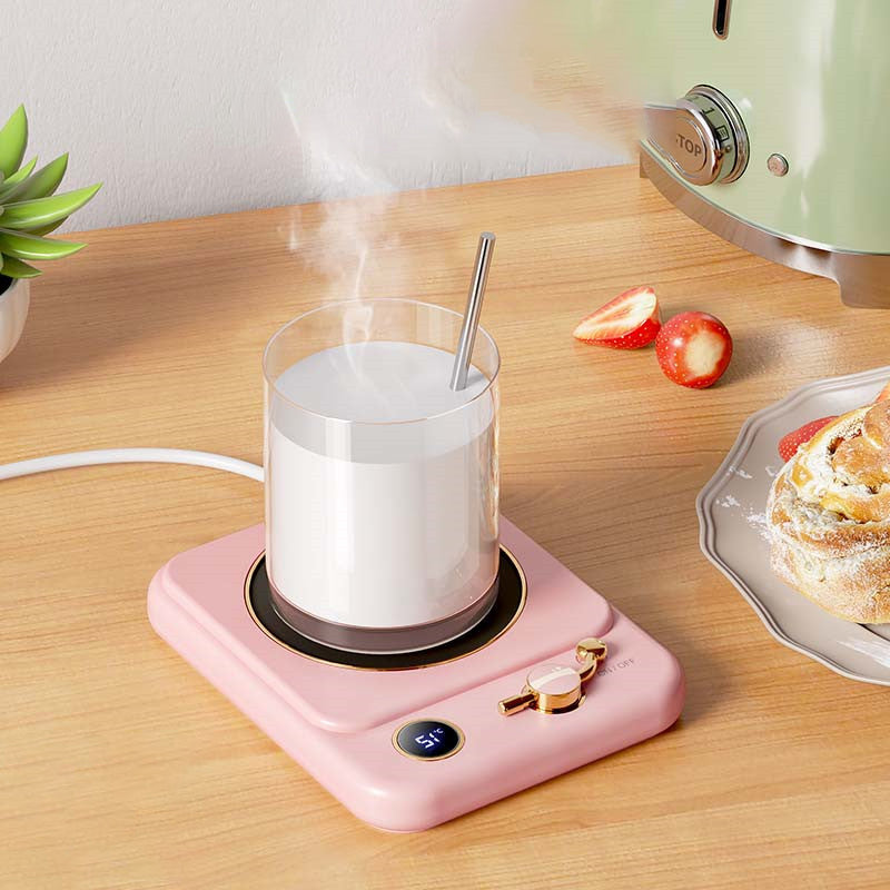 Digital Display Coffee and Tea Milk Warmer - Desk Heating Pad
