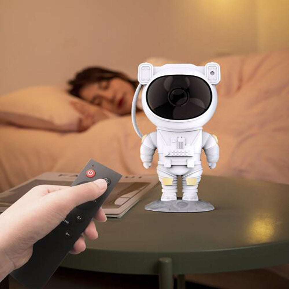 Lámpara Proyector Galaxia Astronauta - Luz Nocturna USB