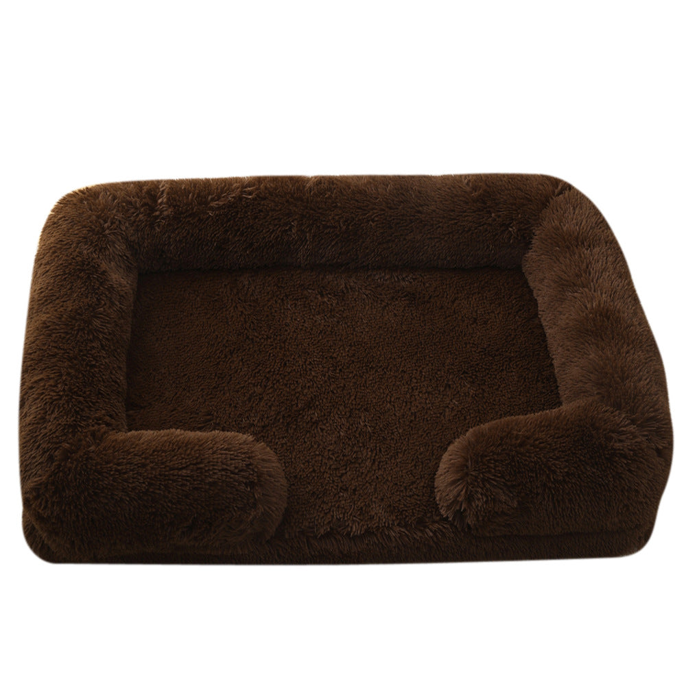 Cama Rectangular de Felpa para perros - Suave y Cálida