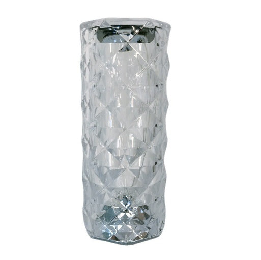 Creative Table Lamp with Crystal and Diamonds - Rechargeable