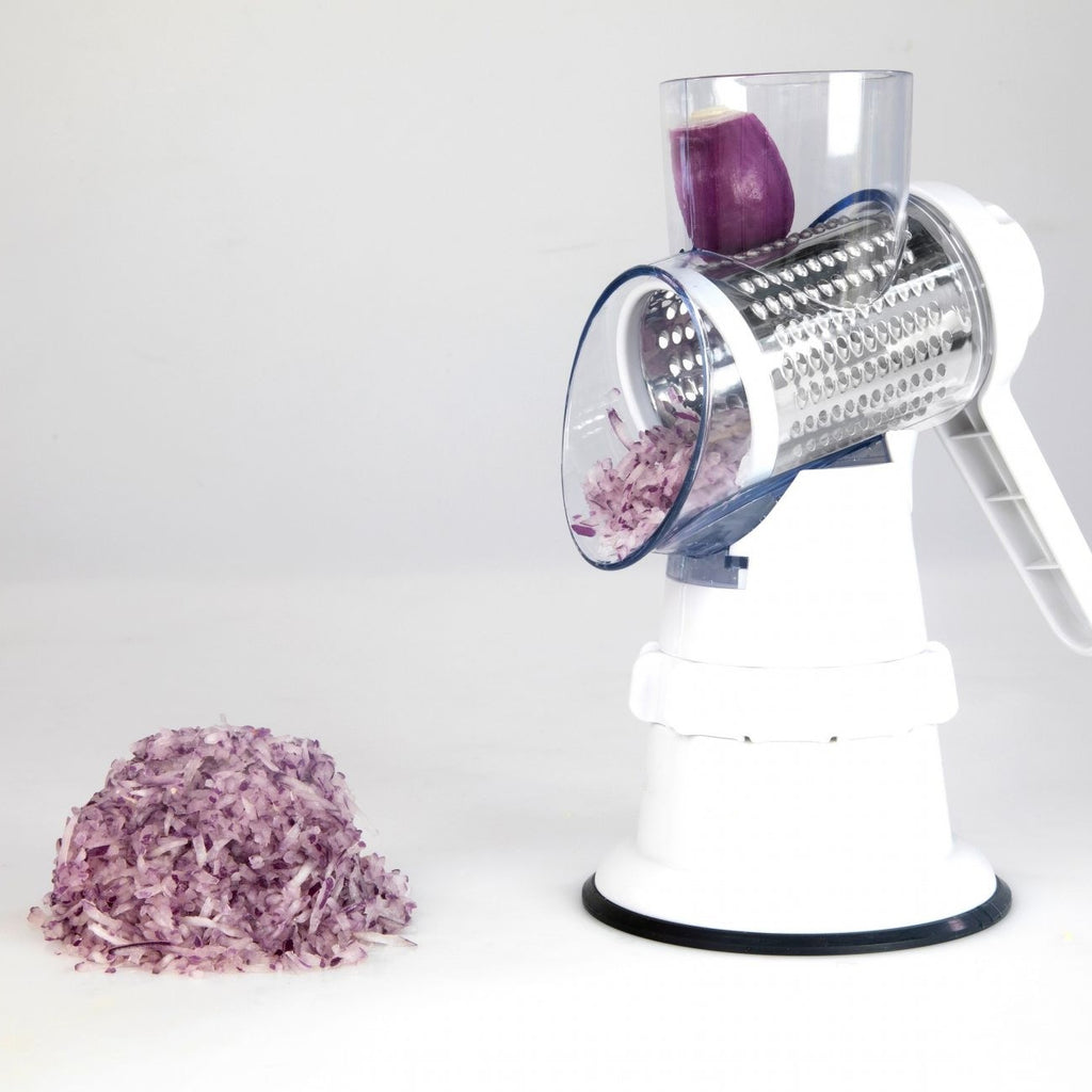 3-in-1 Manual Vegetable Slicer - Grater, Chopper, and Mandoline for Kitchen