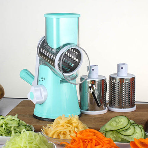 Mandolina Redonda Multifunción - Cortador de verduras y frutas