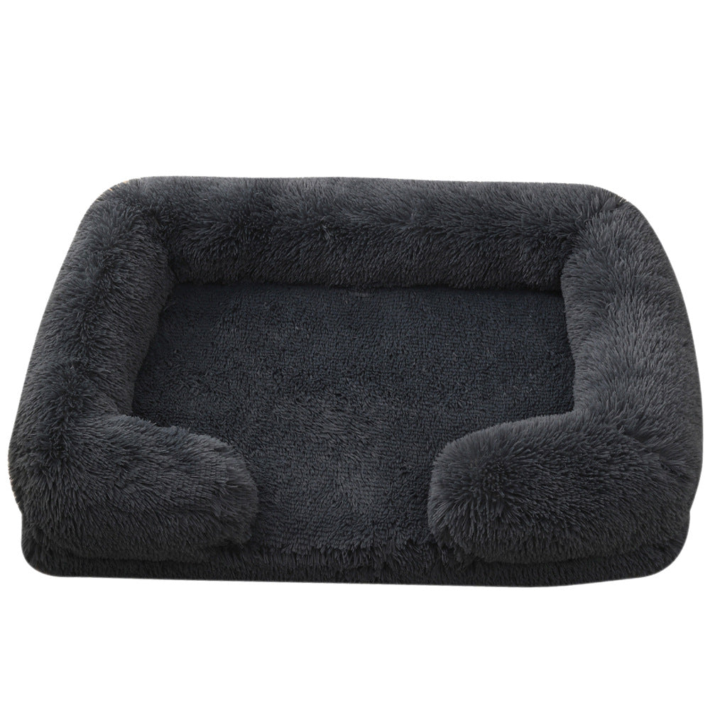 Cama Rectangular de Felpa para perros - Suave y Cálida