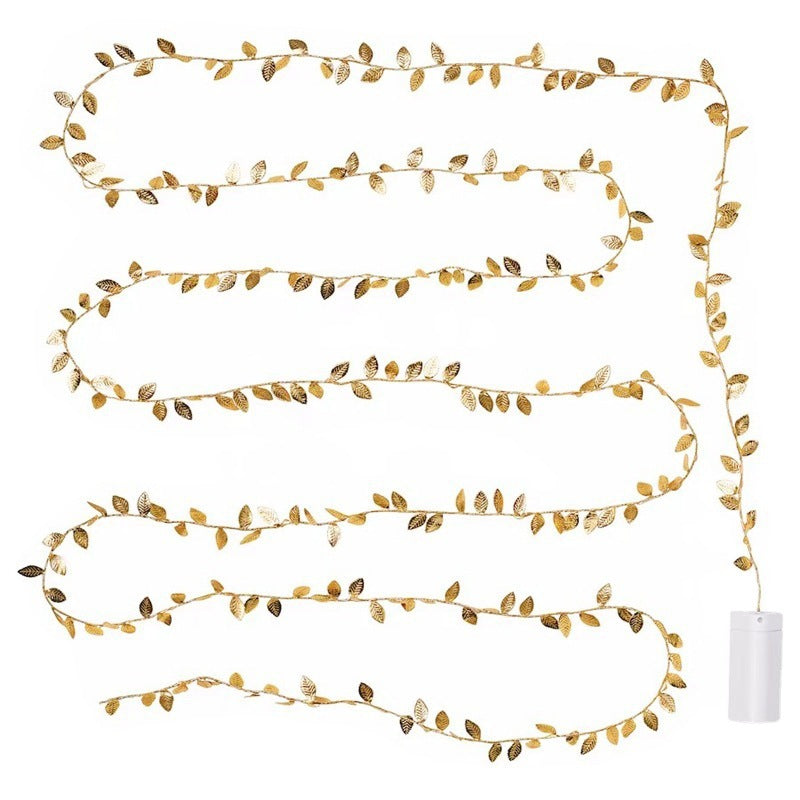 LED Light Golden Leaves - Decor Style