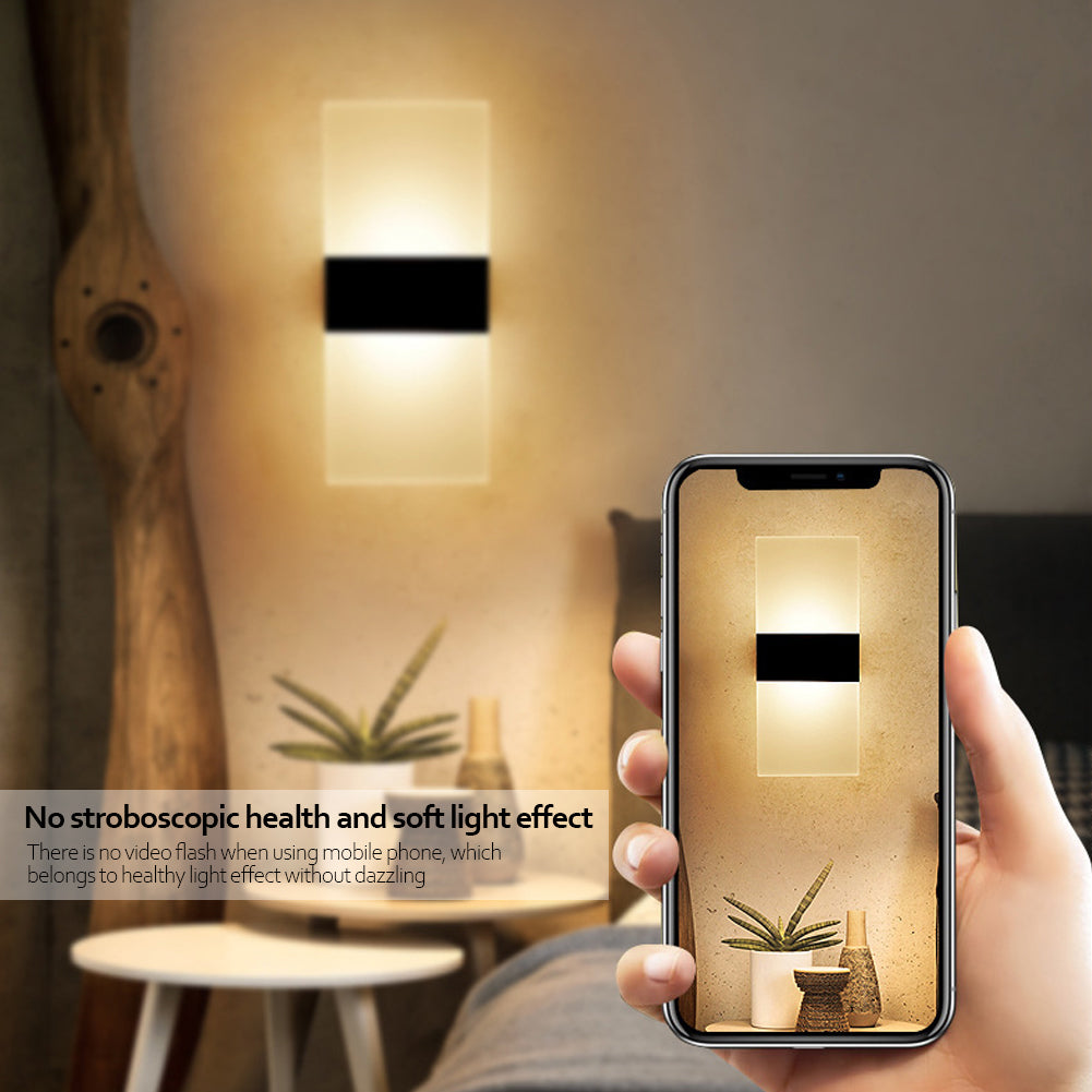 Lampara de pared con Sensor de Movimiento y Carga USB